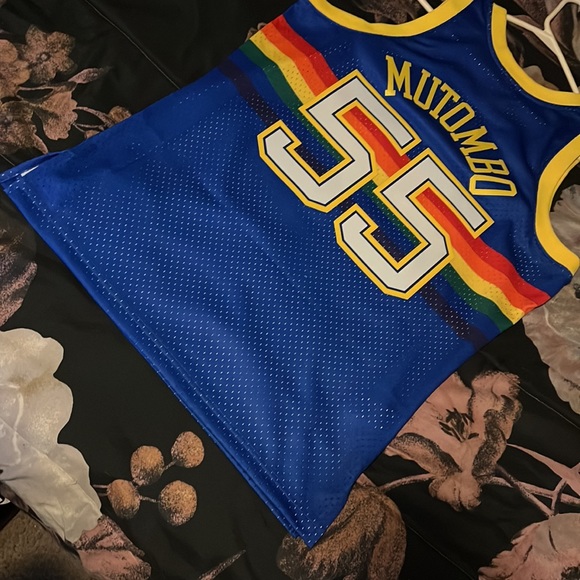 hardwood classic Mitchell and Ness Dikembe Mutombo Denver nuggets Jersey - Picture 6 of 6